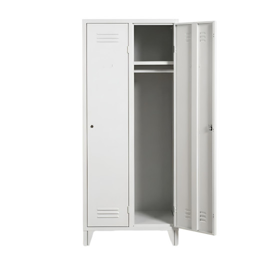 2-dverová šatníková skriňa s dlhými dverami a nožičkami (demont)