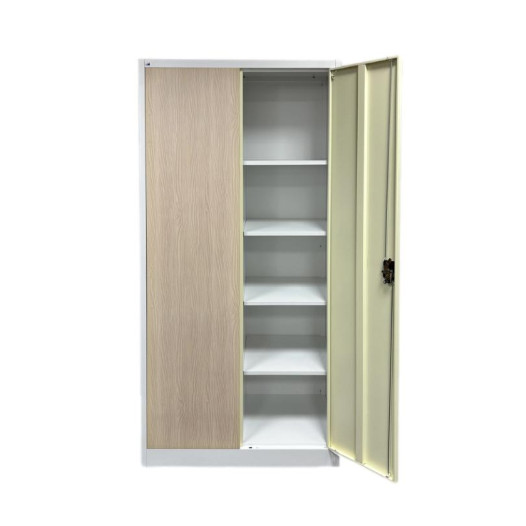 Kancelárska skriňa s imitáciou svetlého dreva (demont)