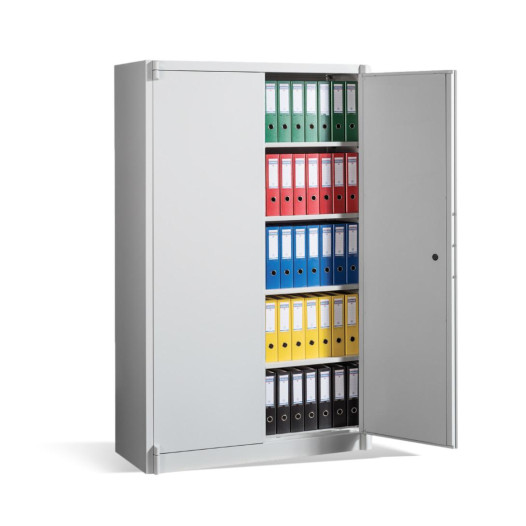 Protipožiarna skladovacia skriňa, sivá
