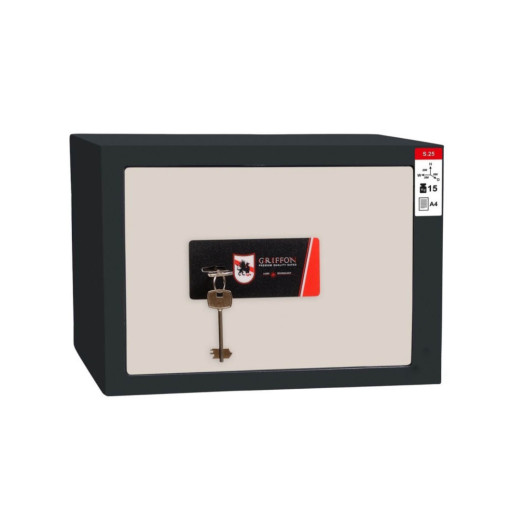 #17 MINISAFE S25 KEY – Bezpečnostná schránka s kľúčovým zámkom,  250/350/260 mm