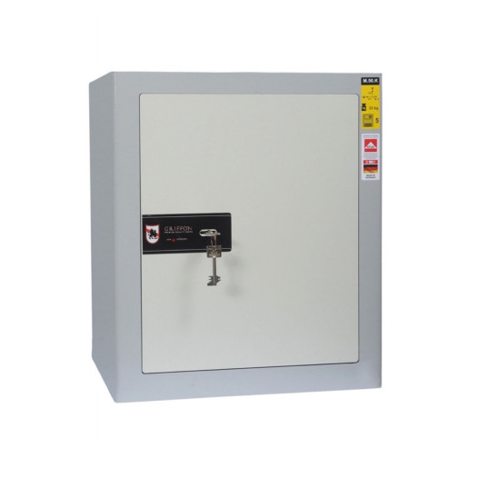 #17 SAFE M50 KEY – Bezpečnostná schránka sivá, 500/425/345 mm