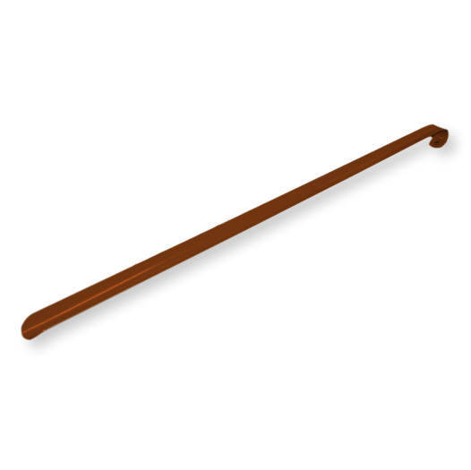 #27 SHOEHORN BN – Veľký kovový obuvák, hnedý