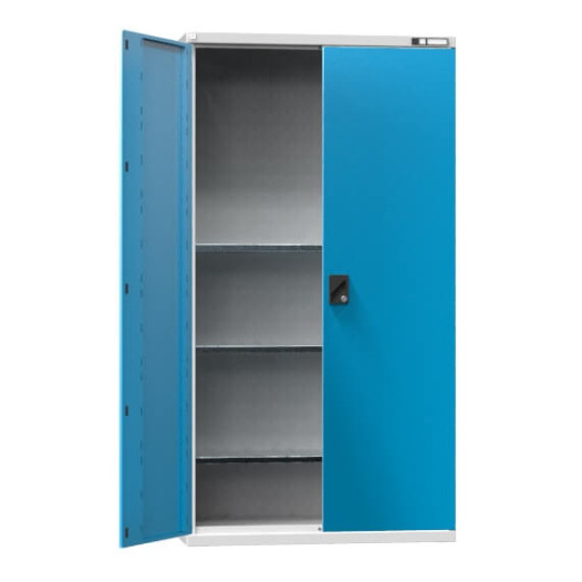 #29 STRONG DEEP MULTI BLUE – Dielenská skriňa s 3 policami, modrá, 1950x1044x405 mm