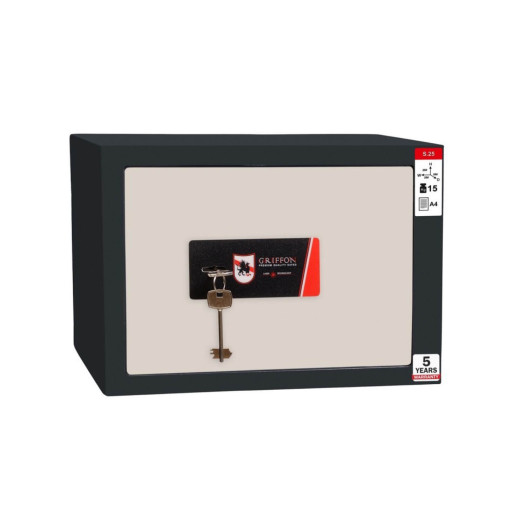 #17 MINISAFE S25 KEY – Bezpečnostná schránka s kľúčovým zámkom,  250/350/260 mm